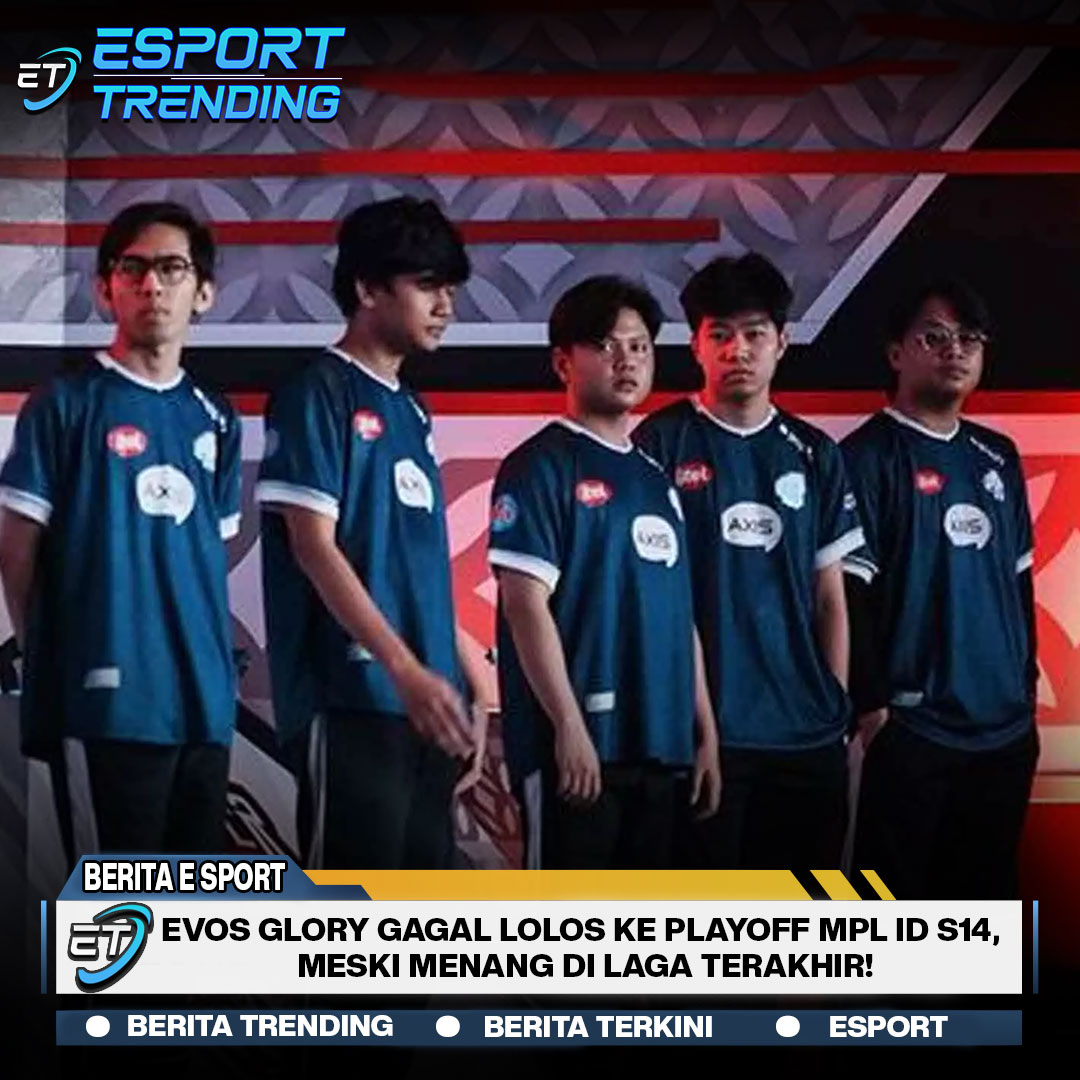 EVOS Glory Gagal Lolos Playoff MPL ID S14, Padahal Menang!