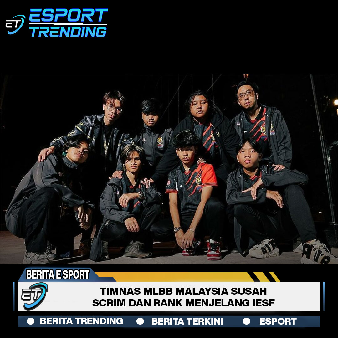 Timnas MLBB Malaysia susah scrim dan rank menjelang IESF