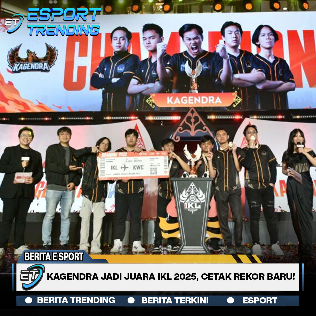 Kagendra Jadi Juara IKL 2025, Cetak Rekor Baru!
