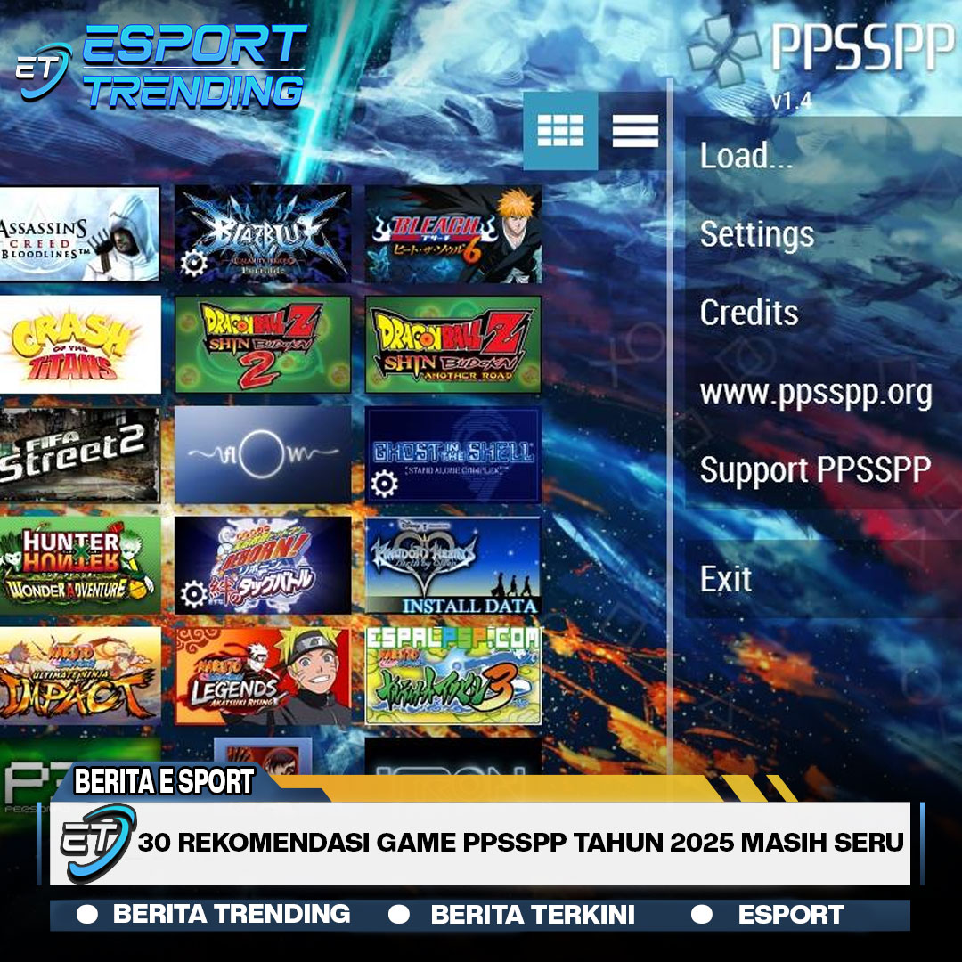 30 Rekomendasi Game PPSSPP Tahun 2025 Masih Seru