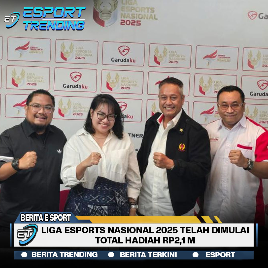 Liga Esports Nasional 2025 Telah Dimulai, Total Hadiah Rp2,1 M