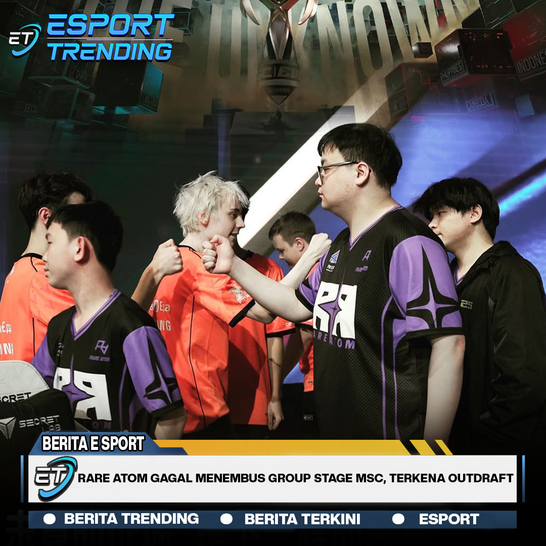 Rare Atom Gagal Menembus Group Stage MSC, Terkena Outdraft
