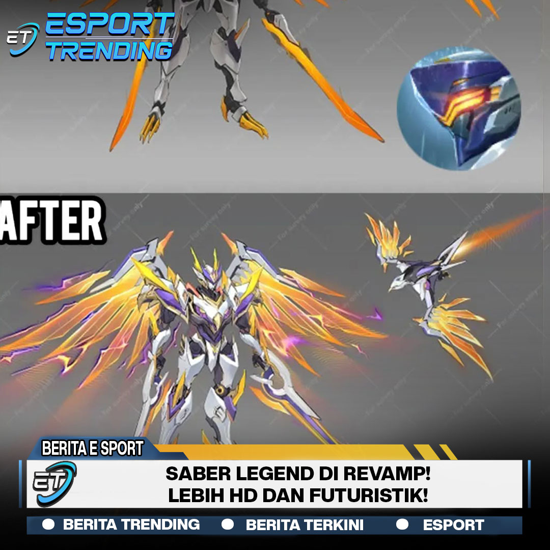 Saber Legend di Revamp! Lebih HD Dan Futuristik!