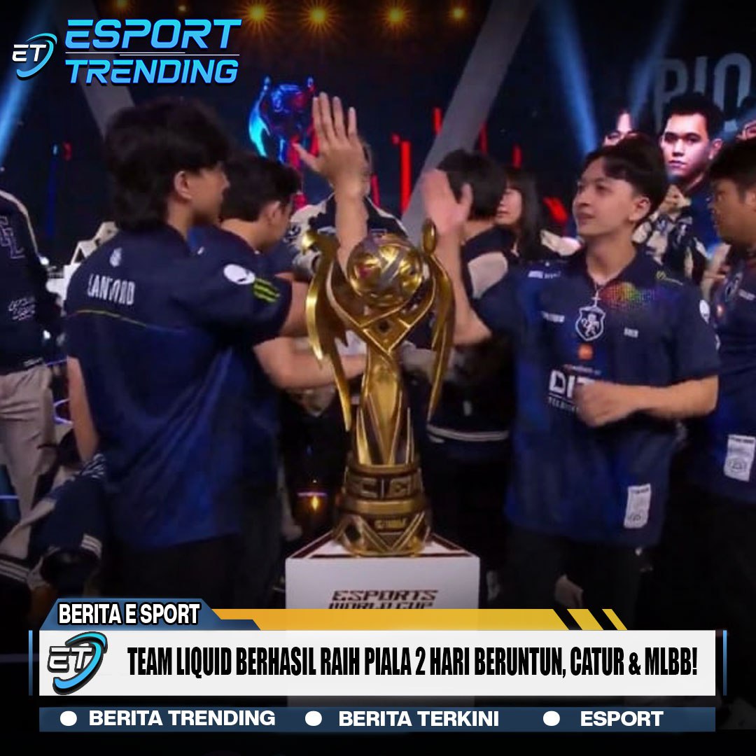 Team Liquid Berhasil Raih Piala 2 Hari Beruntun, Catur & MLBB!