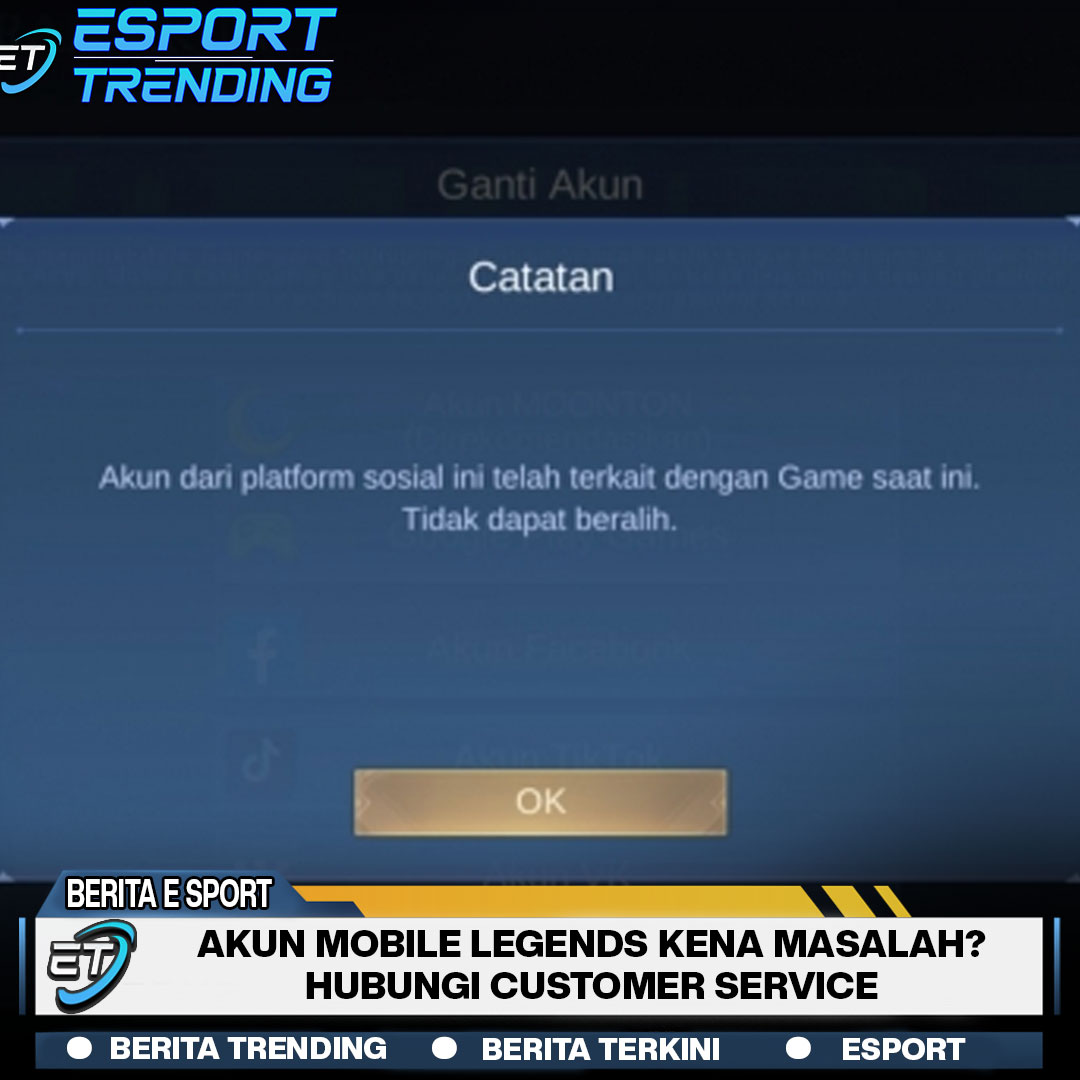 Akun Mobile Legends Kena Masalah? Hubungi Customer Service