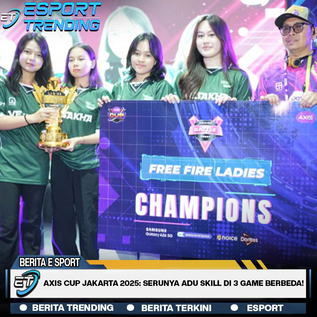 AXIS CUP Jakarta 2025: Serunya Adu Skill di 3 Game Berbeda!