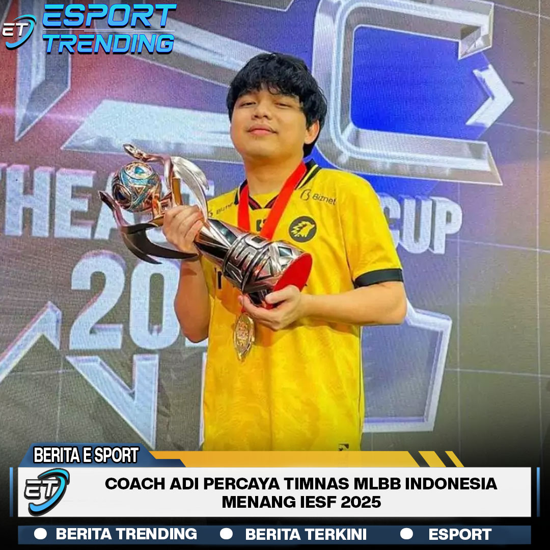 Coach Adi Percaya Timnas MLBB Indonesia Menang IESF 2025