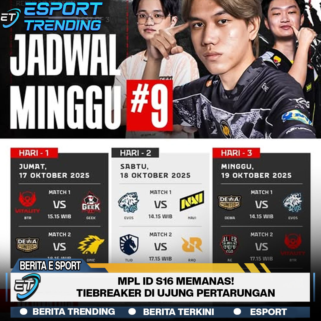 MPL ID S16 Memanas! Tiebreaker di Ujung Pertarungan